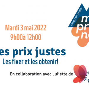 Atelier fixer et obtenir des prix justes